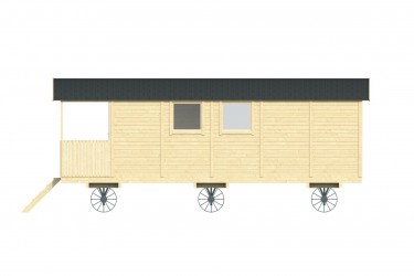 Roulotte KATHLEEN – vue latérale