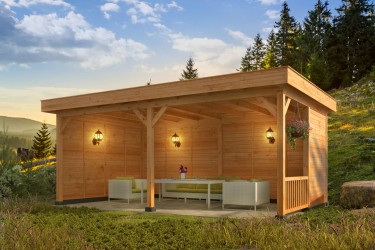 Pavillon de jardin semi...