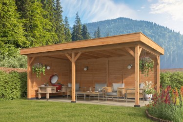 Pavillon de jardin semi...