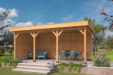 Pavillon de jardin semi...