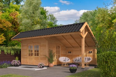 Pavillon de jardin semi...