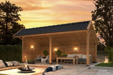 Pavillon de jardin semi...