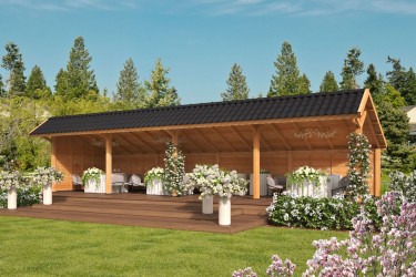 Pavillon de jardin semi...