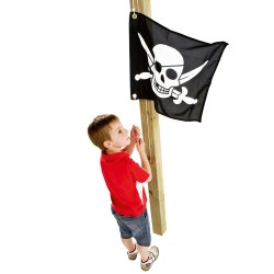 Drapeau à hisser pirate ou...