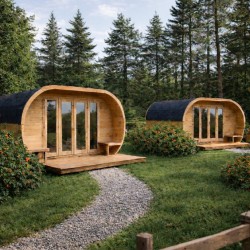 Camping oval pour gîte et camping - Barbabois
