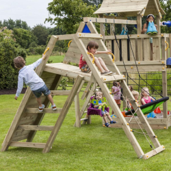 filet à grimper pour aires de jeu en bois Blue Rabbit chez Barbabois