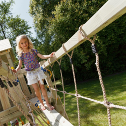 Passerelle avec filet pour aires de jeu Blue Rabbit - Module Bridge