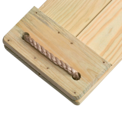 Balançoire enfant en bois traité portique ou aire de jeu - Barbabois