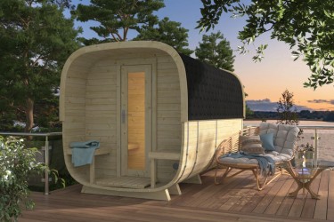 Sauna cube extérieur en...