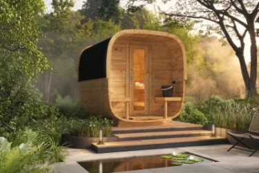 Sauna cube extérieur en...
