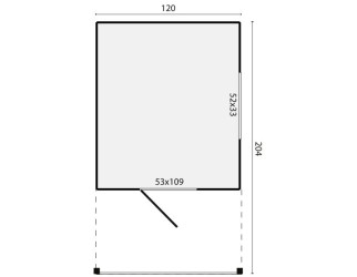 plan de la cabane enfant en bois modèle Voldemort