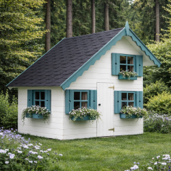Maisonnette enfant en bois...