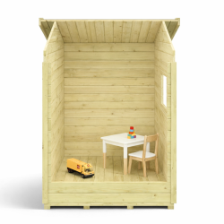vue intérieure cabane enfant en bois modèle FIFI