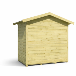 vue arrière maisonnette en bois enfant FIFI
