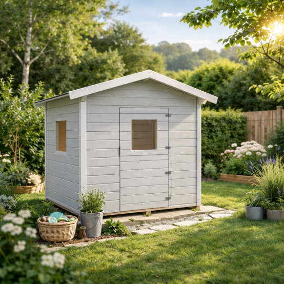 Maisonnette enfant en bois pas cher - Barbabois - modèle FIFI