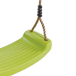 Siège de balançoire enfant en plastique soufflé vert pomme vert clair pour portique ou aire de jeu - Barbabois