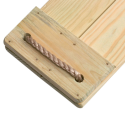 balançoire enfant en bois pour portique ou aire de jeu - Barbabois