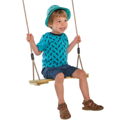 Siège de balançoire enfant en bois pour portique ou aire de jeu - Barbabois