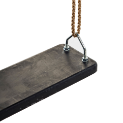 Siège balançoire enfant en caoutchouc renforcé EPDM pour portique et aires de jeux - Barbabois