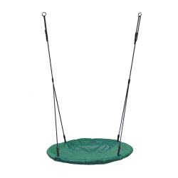 Balançoire nid enfant diamètre 100 cm vert foncé pour portique ou aire de jeux
