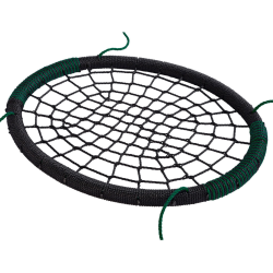 siège balançoire nid enfant filet oval 100 cm pour portique et aire de jeu Blue Rabbit