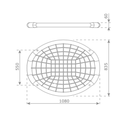 dimensions du siège balançoire nid enfant filet oval 100 cm pour portique et aire de jeux