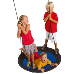 Balançoire nid enfant diamètre 100 cm pour portique ou aire de jeu - Barbabois - modèle SWIBEE