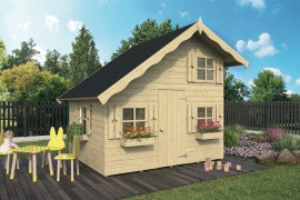 Maisonnette de jeux en bois